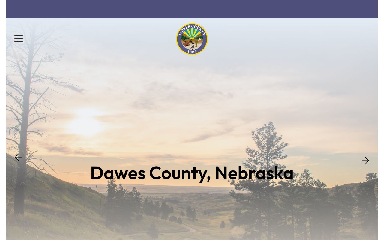 Dawes County office information for local records routes